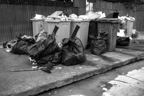 Clearing furniture from a Brimsdown home