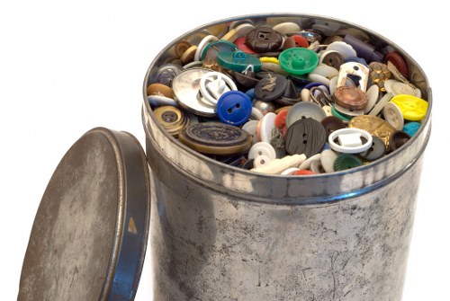 Various types of household items prepared for clearance